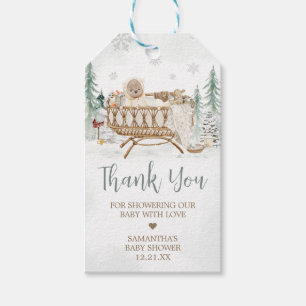 Winter Bear Baby Its Cold Outside Favour Tags