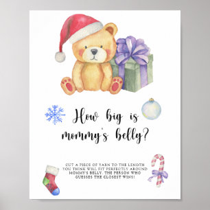 Winter bear, How big is mummy's belly game Poster