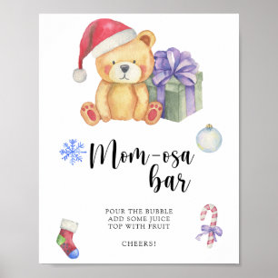 Winter bear \ Mum-osa bar  Poster