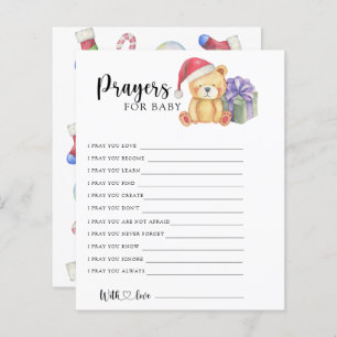 Winter bear - Party game   prayers for baby