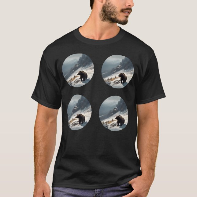 Winter Bear  T-Shirt (Front)