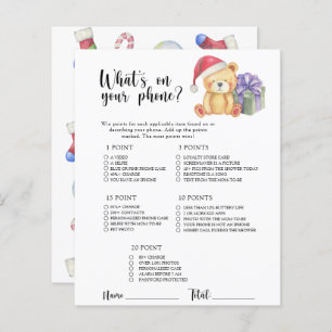 Winter Bear - What's on your phone game