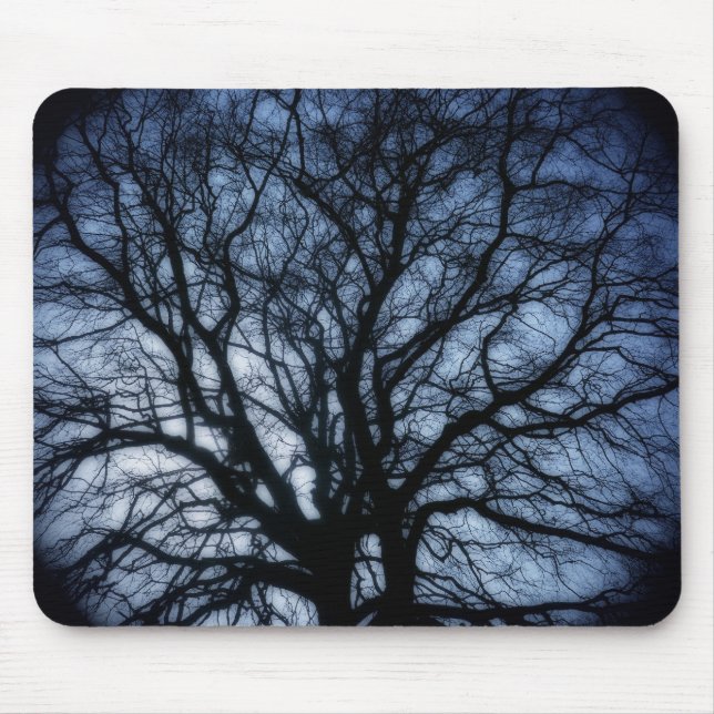 Winter beech, Bridlington, dreamy edit Mouse Mat (Front)