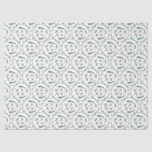 Winter Berries and branches Christmas Tissue Paper
