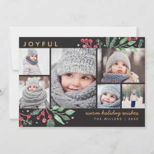 Winter Berries Greenery Christmas Multi-Photo