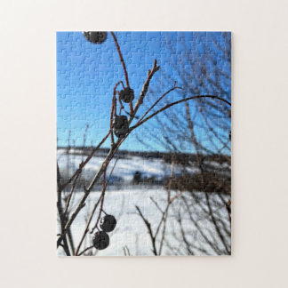 Winter berries landscape puzzle