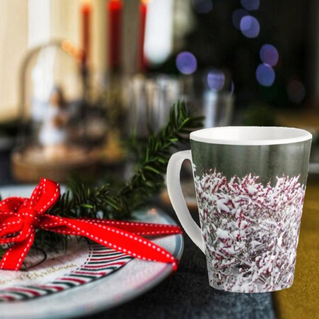 Winter Berries Latte Mug (A winter photo that turned into a great, Christmas Mug!)