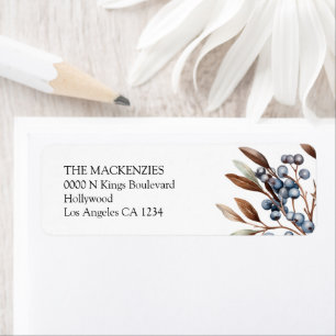 Winter Berries Personalized Christmas