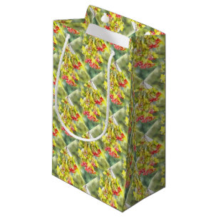 Winter Berries Watercolor Small Gift Bag