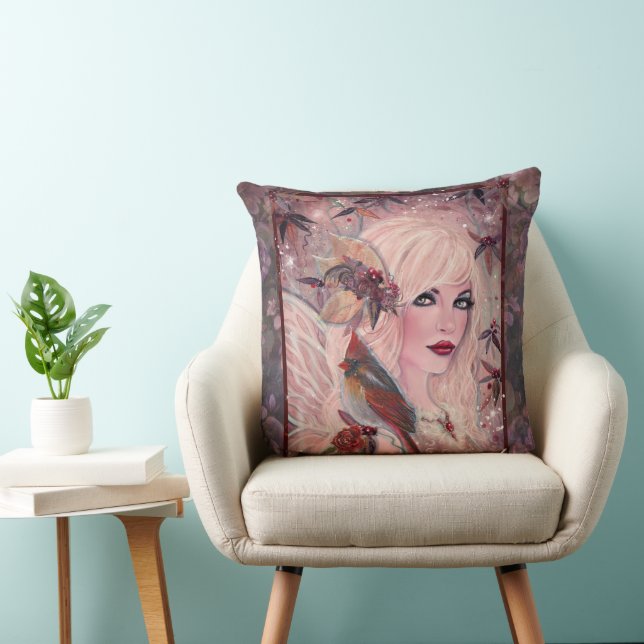 Winter Berry fairy Cushion (Chair)