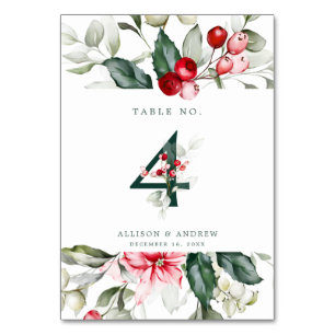 Winter Berry   Table Number 4