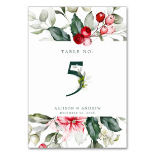 Winter Berry   Table Number 5
