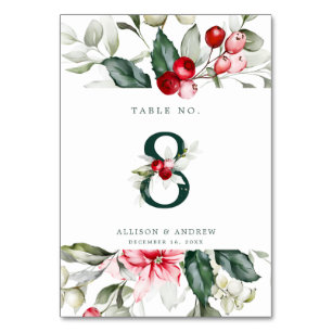 Winter Berry   Table Number 8