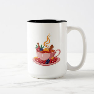 Winter Berry Tea Two-Tone Coffee Mug