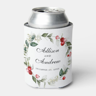 Winter Berry   Tis the Season to be Married  Can Cooler