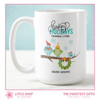 Winter Bird Family Personalised Christmas