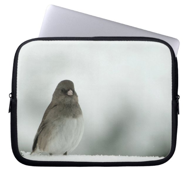 Winter Bird Laptop Sleeve (Front)