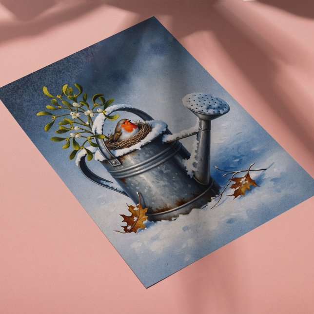 Winter Bird Nest Poster For Decoupage Paper (Creator Uploaded)