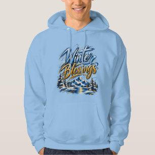 Winter Blessings Custom Family Men Women Kids Hoodie