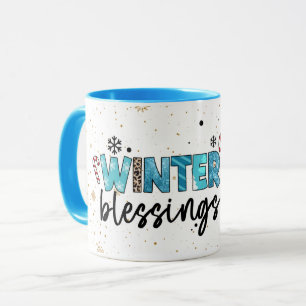 Winter Blessings Customise Mug