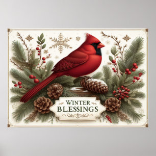 Winter Blessings Poster