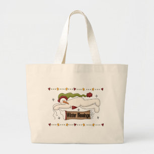 Winter Blessings Tshirts and Gifts Large Tote Bag