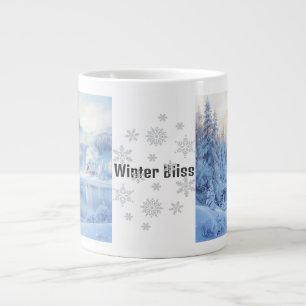 Winter Bliss Jumbo Mug – Cozy Snowy Landscape ....