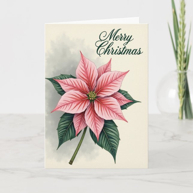 Winter Bloom Christmas Card (Front)