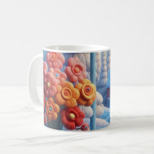 Winter Bloom Window Coffee Mug