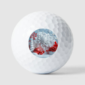 Winter Blossom Composition Golf Balls