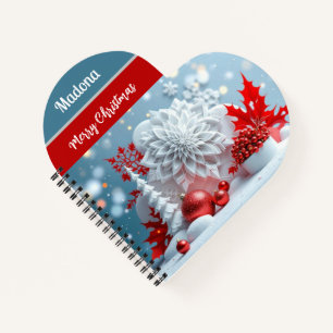 Winter Blossom Composition Notebook