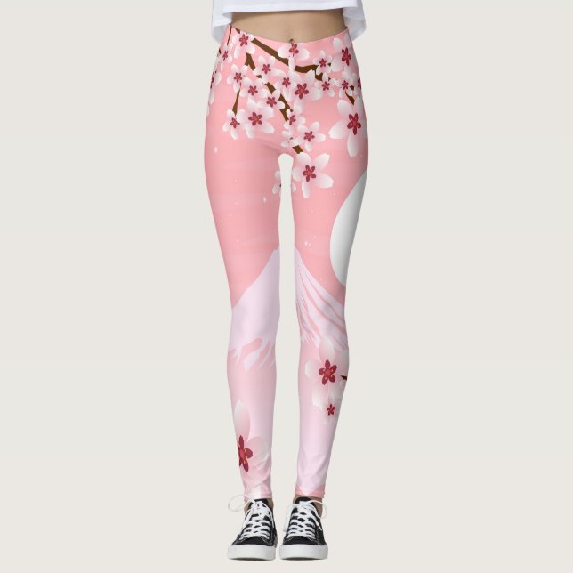 Winter Blossom  Leggings (Front)