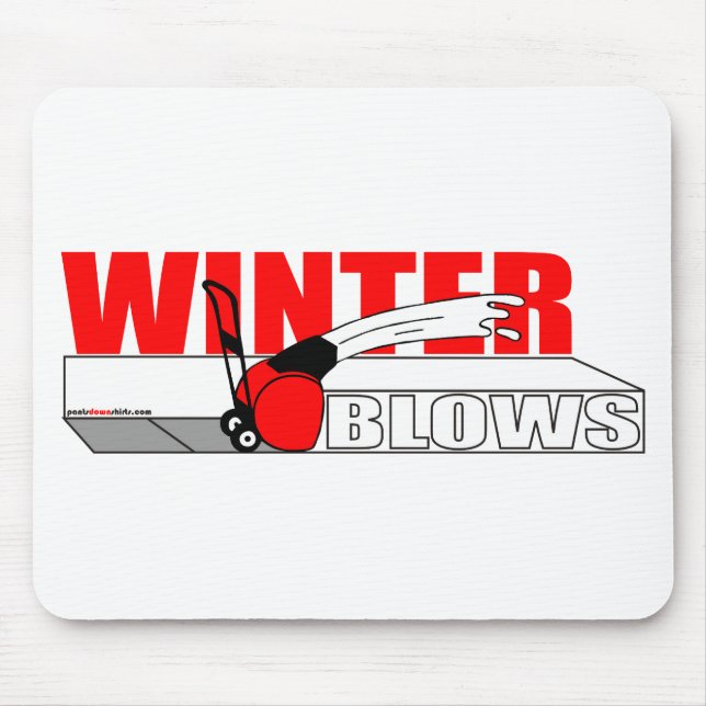 WINTER BLOWS MOUSE MAT (Front)