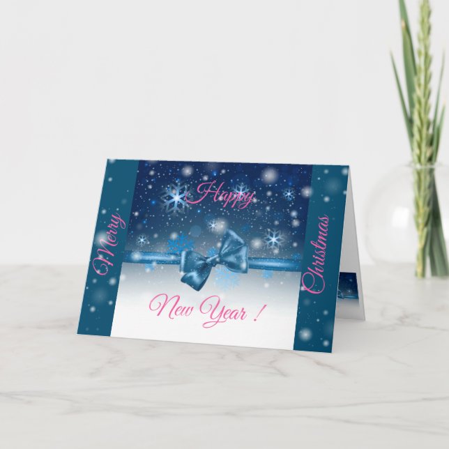 Winter Blue Card (Front)