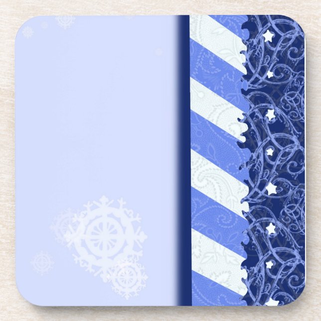 Winter Blue Coaster (Front)