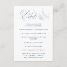 Winter Blue Enclosure Card Details