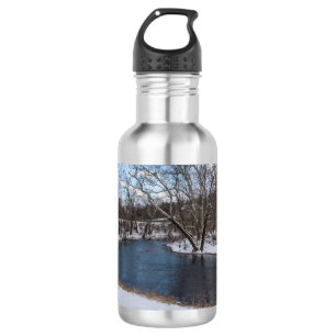 Winter Blue James River Stainless Steel Water Bott 532 Ml Water Bottle