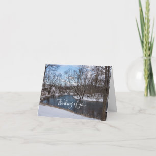 Winter Blue James River Thinking Of You Card
