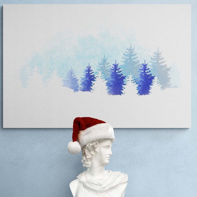 Winter Blue Landscape Acrylic Print (Creator Uploaded)