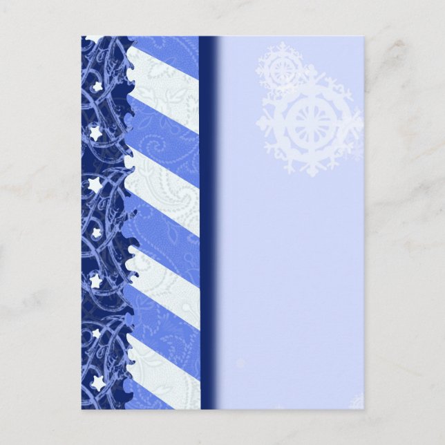 Winter Blue Postcard (Front)