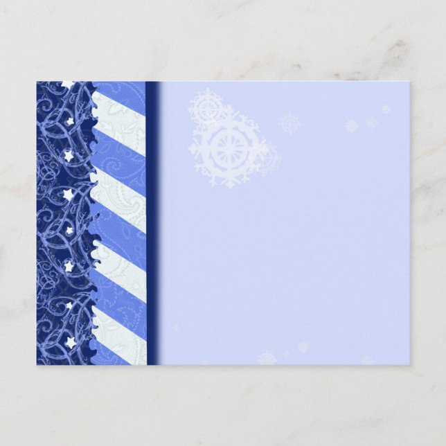 Winter Blue Postcard (Front)