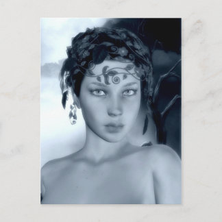 Winter Blue Postcard