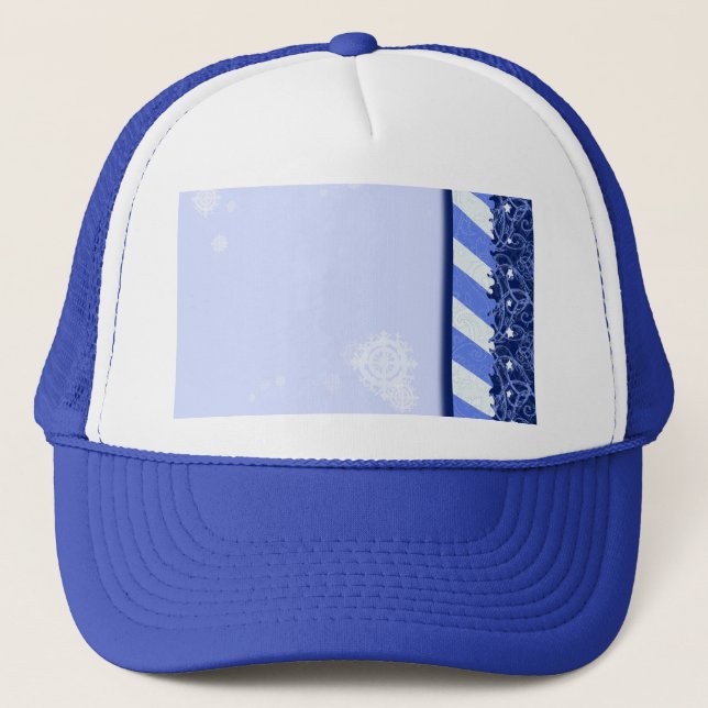 Winter Blue Trucker Hat (Front)