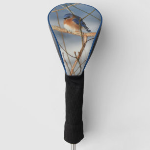 Winter Bluebird Nature Golf Head Cover