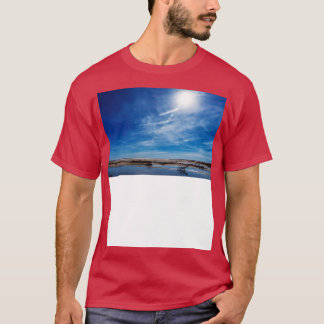 Winter Blues At Salt Plains National Wildlife Refu T-Shirt