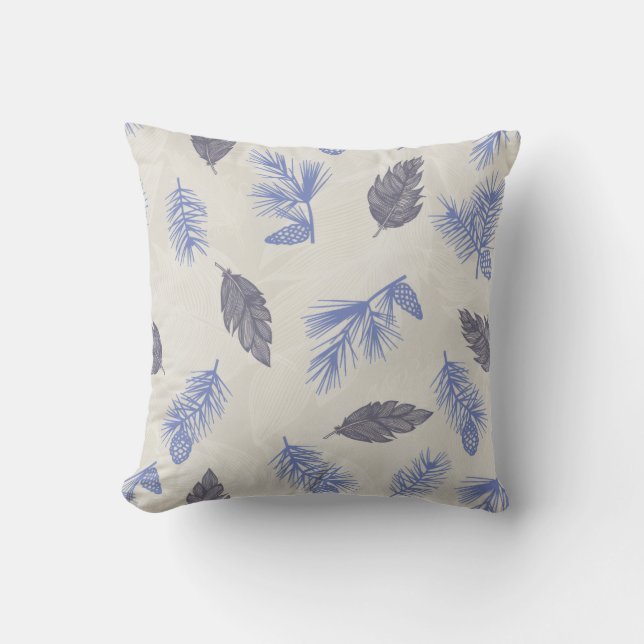 Winter Blues Cushion (Front)