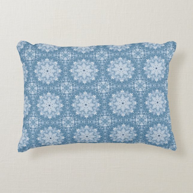 Winter Blues Decorative Cushion (Front)