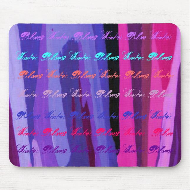 "Winter Blues" Mousepad (Front)