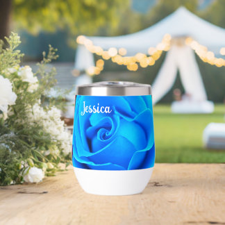 Winter Blues Personalised Thermal Tumbler