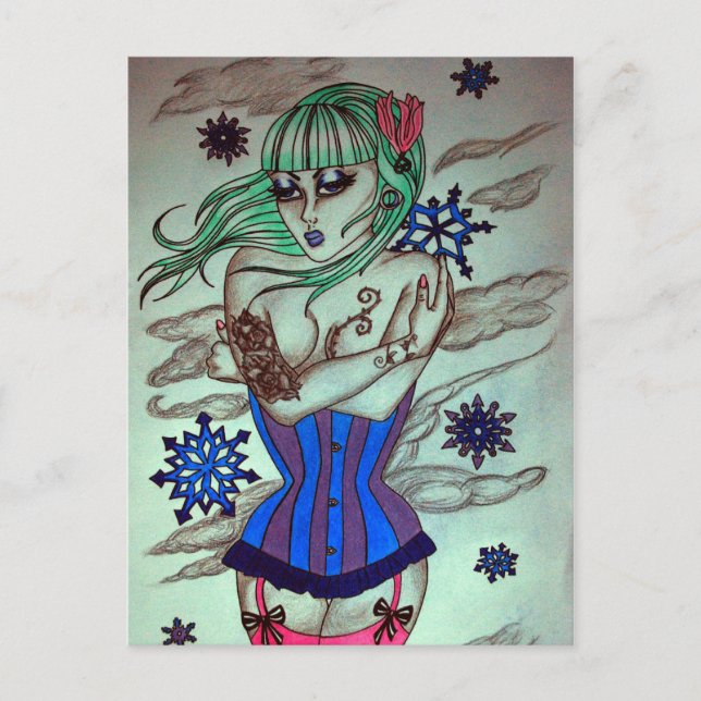 winter blues postcard (Front)